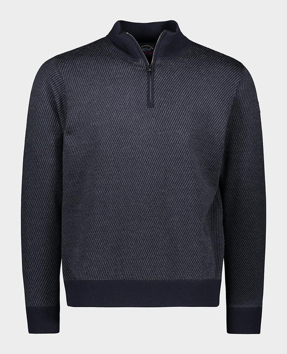 Paul & Shark - Col zip de laine et cachemire - LE CAPITAINE D'A BORD