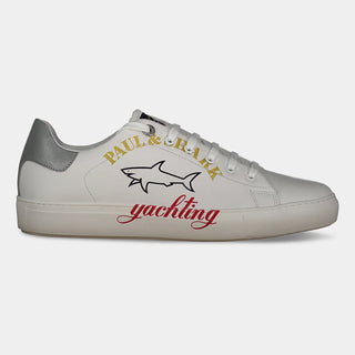 Paul & Shark - Espadrille de cuir avec gros logo sur le côté - LE CAPITAINE D'A BORD