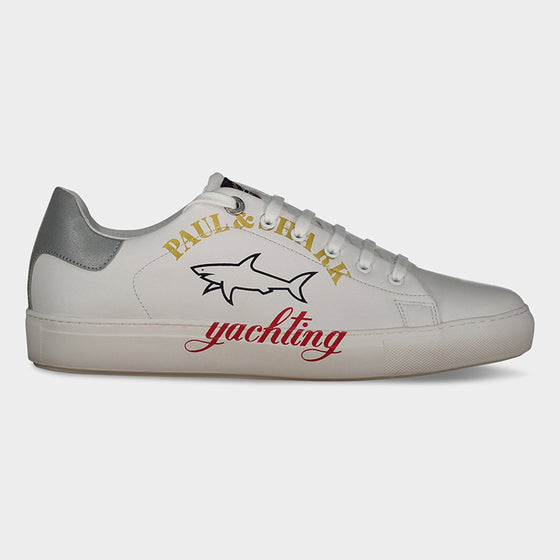 Paul & Shark - Espadrille de cuir avec gros logo sur le côté - LE CAPITAINE D'A BORD