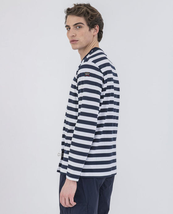 Paul & Shark - Marinière rayée de coton mercerisé - LE CAPITAINE D'A BORD