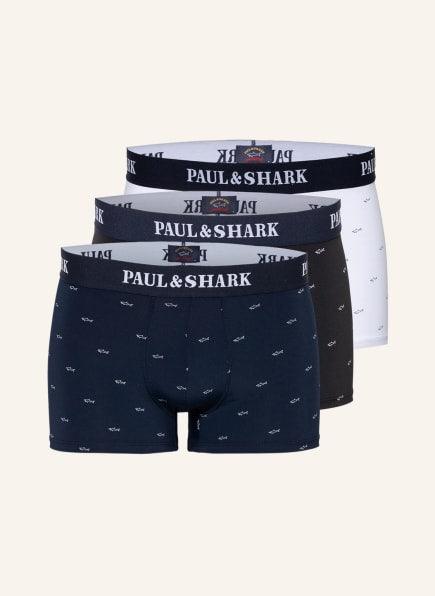 Paul & Shark - Paquet de 3 boxers microfibre imprimé requins - LE CAPITAINE D'A BORD