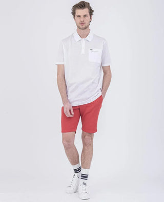 Paul & Shark - Polo manches courtes coton piqué avec poche zip - LE CAPITAINE D'A BORD