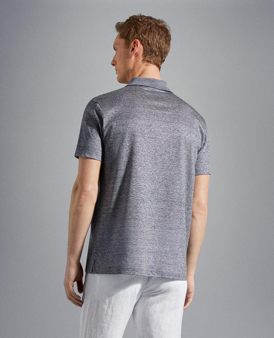 Paul & Shark - Polo manches courtes de lin et coton - LE CAPITAINE D'A BORD