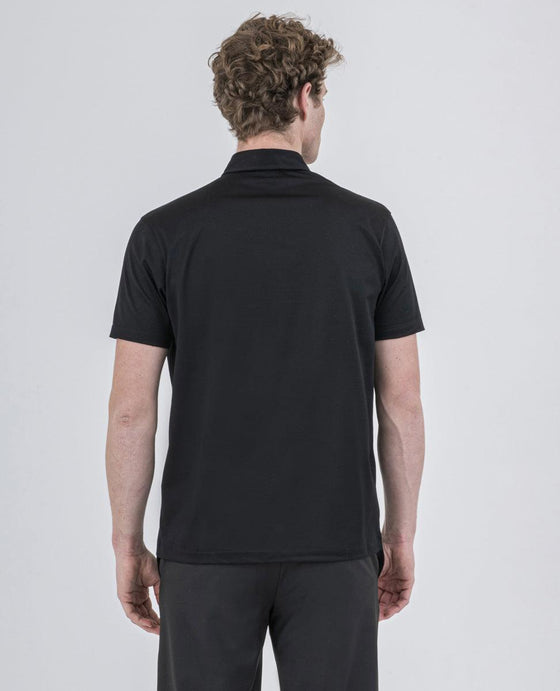 Paul & Shark - Polo uni manches courtes à col chemise - LE CAPITAINE D'A BORD