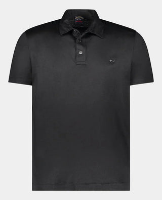 Paul & Shark - Polo uni manches courtes à col chemise - LE CAPITAINE D'A BORD