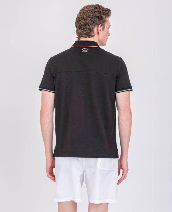 Paul & Shark - Polo uni manches courtes requin fluo - LE CAPITAINE D'A BORD