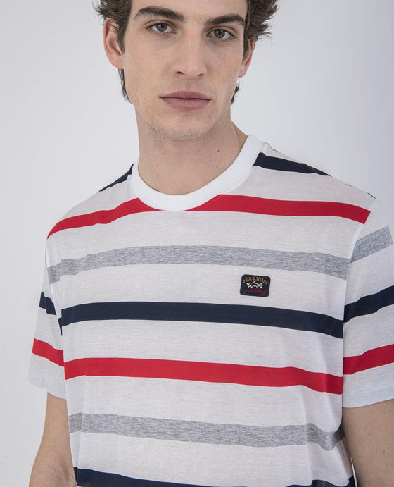 Paul & Shark - T-shirt de coton à rayures - LE CAPITAINE D'A BORD