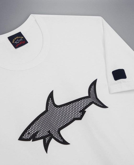 Paul & Shark - T-shirt de coton avec requin - LE CAPITAINE D'A BORD