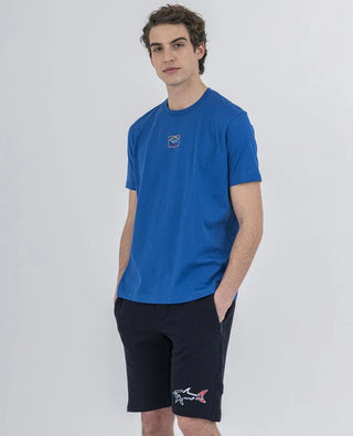Paul & Shark - T-shirt de coton logo décalé - LE CAPITAINE D'A BORD