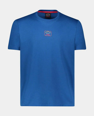 Paul & Shark - T-shirt de coton logo décalé - LE CAPITAINE D'A BORD