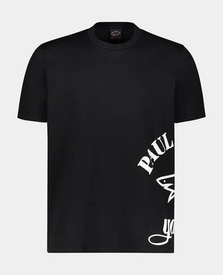 Paul & Shark - T-shirt de coton logo sur le côté - LE CAPITAINE D'A BORD