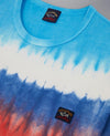 Paul & Shark - T-shirt de coton rayé Tie & Dye - LE CAPITAINE D'A BORD
