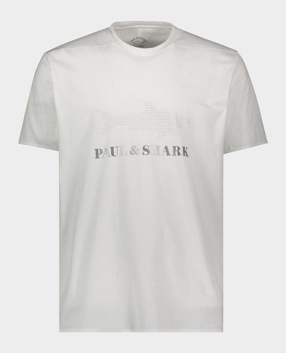 Paul & Shark - T-shirt Logo Paul & Shark Réfléchissant - LE CAPITAINE D'A BORD
