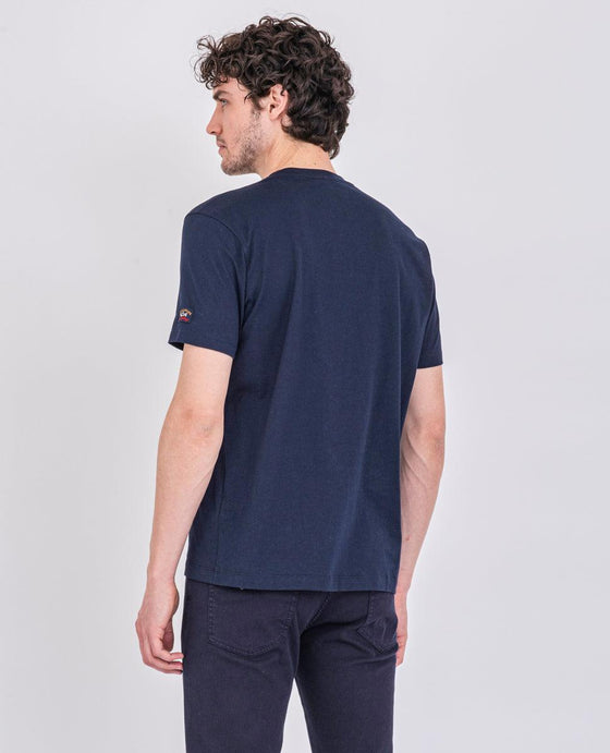 Paul & Shark - T-shirt Logo Paul & Shark Réfléchissant - LE CAPITAINE D'A BORD