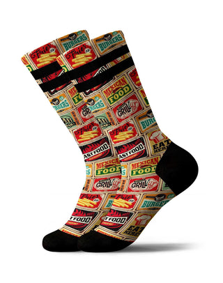 PULLIN - CHAUSSETTES LONGFASTFOOD - LE CAPITAINE D'A BORD