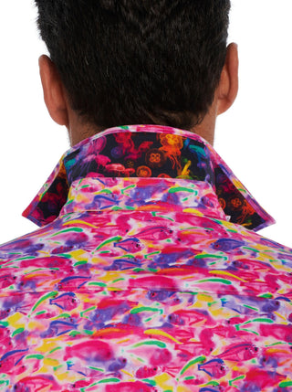 Robert Graham - Chemise manches courtes FISHY BUSINESS - LE CAPITAINE D'A BORD
